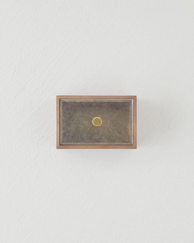 Kavita Dekoratif Kutu 15x10x8 cm Koyu Kahverengi