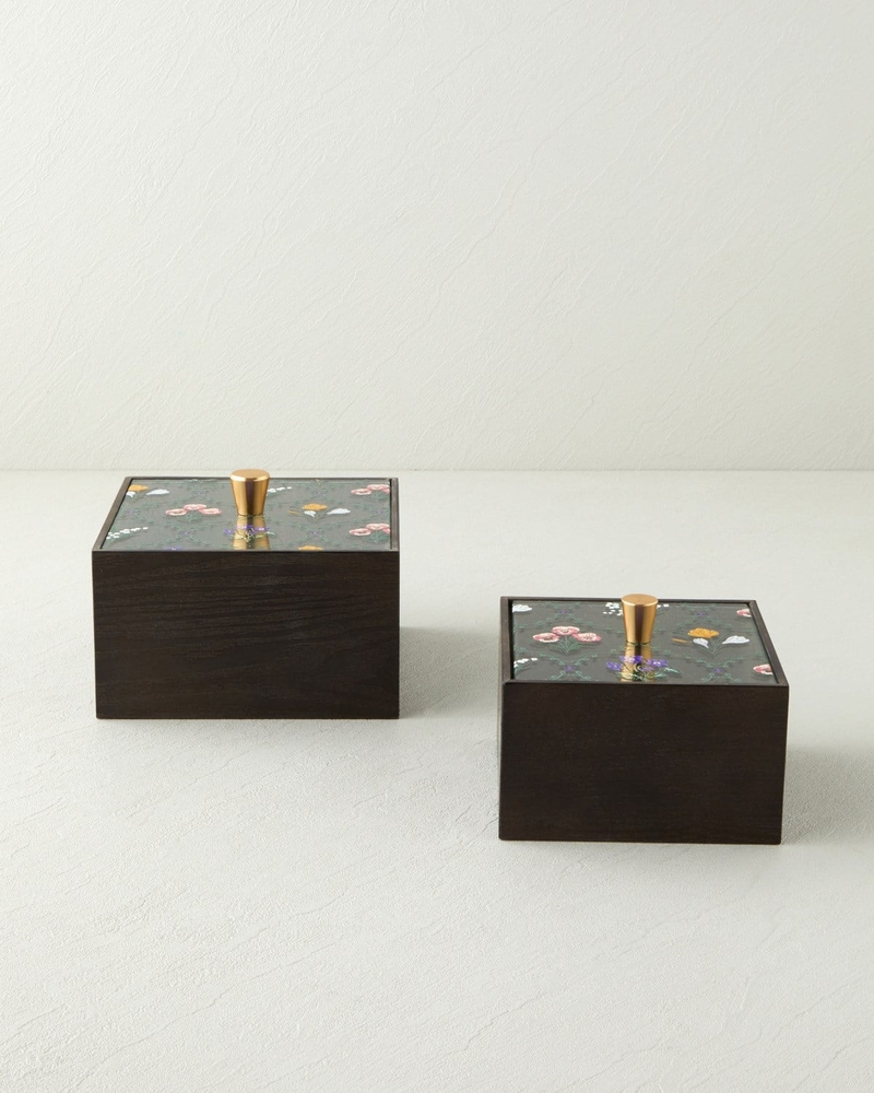 Kayle Mdf Dekoratif Kutu 14x10 cm Kahverengi
