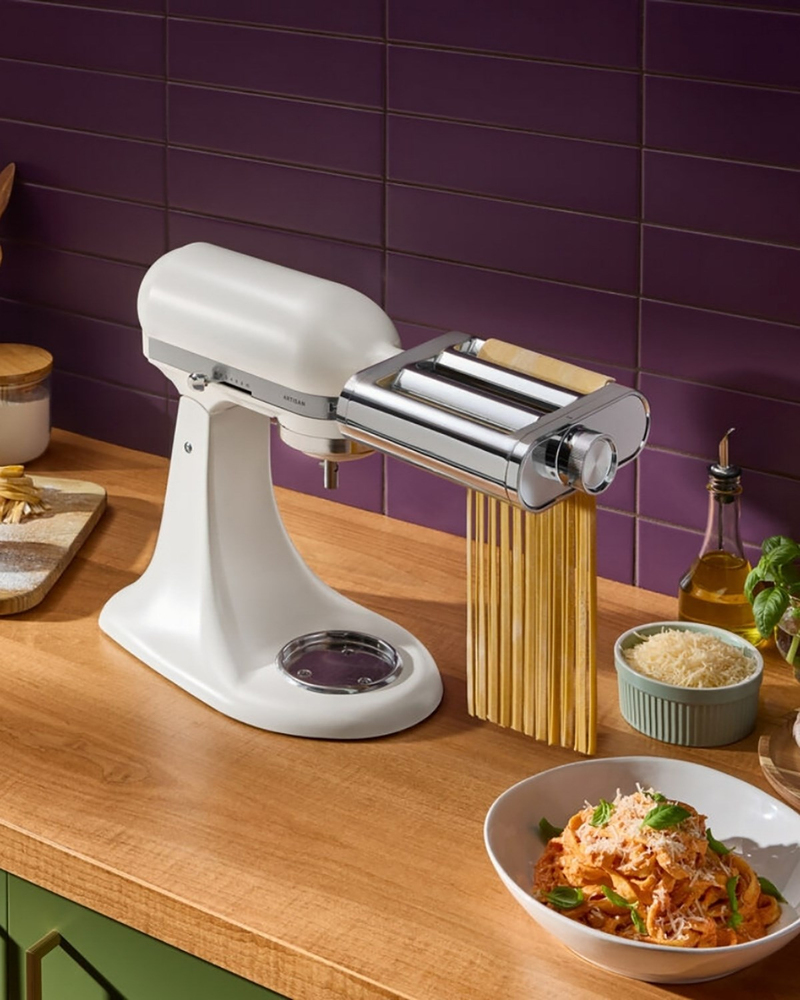 KitchenAid 5KSM3MPA 3in1 Makarna Açma ve Kesme Aparatı Chromed Steel