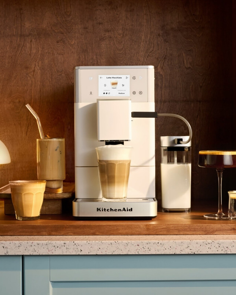 KitchenAid KF4 Tam Otomatik Espresso Makinesi Porcelain White