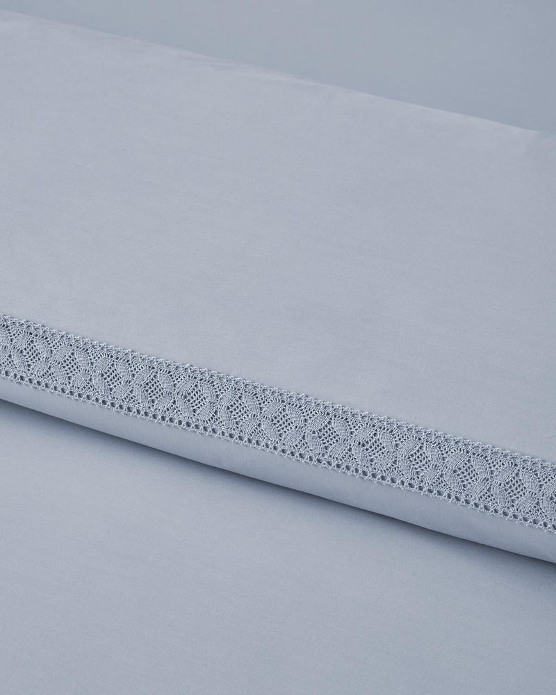 Lace Elegance Kopanakili Perkal Çift Kişilik Nevresim Takımı 200x220 cm Lila