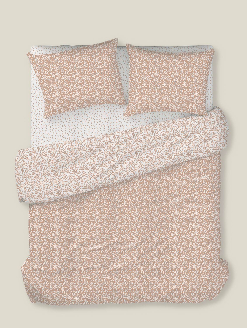 Lara Bloom Çift Kişilik Nevresim Takımı 200x220 cm Pudra
