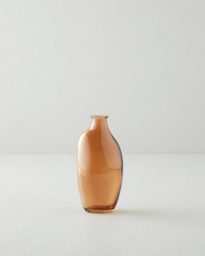 Lavina Cam 3'lü Vazo Amber