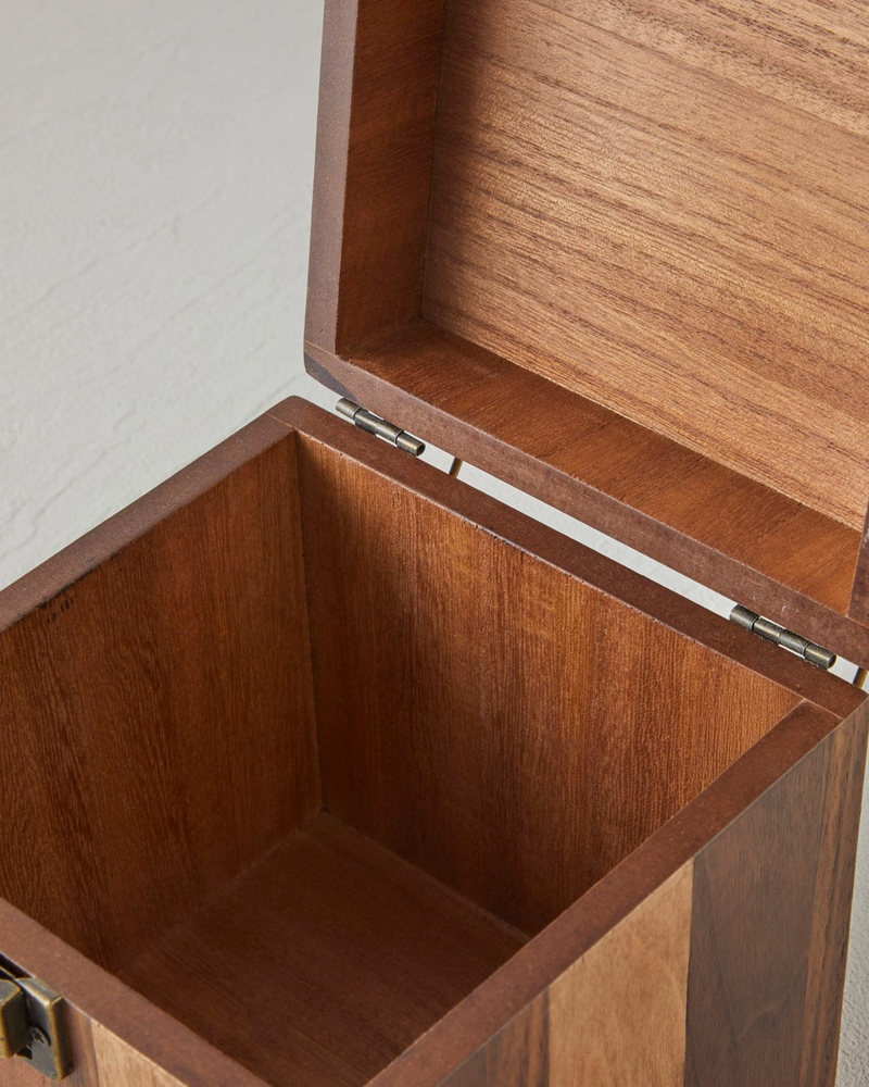 Layna Mdf Dekoratif Kutu 19x19 cm Kahverengi