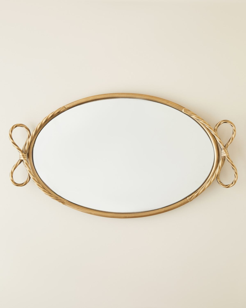 Layna Mdf Dekoratif Tepsi 46 cm Gold