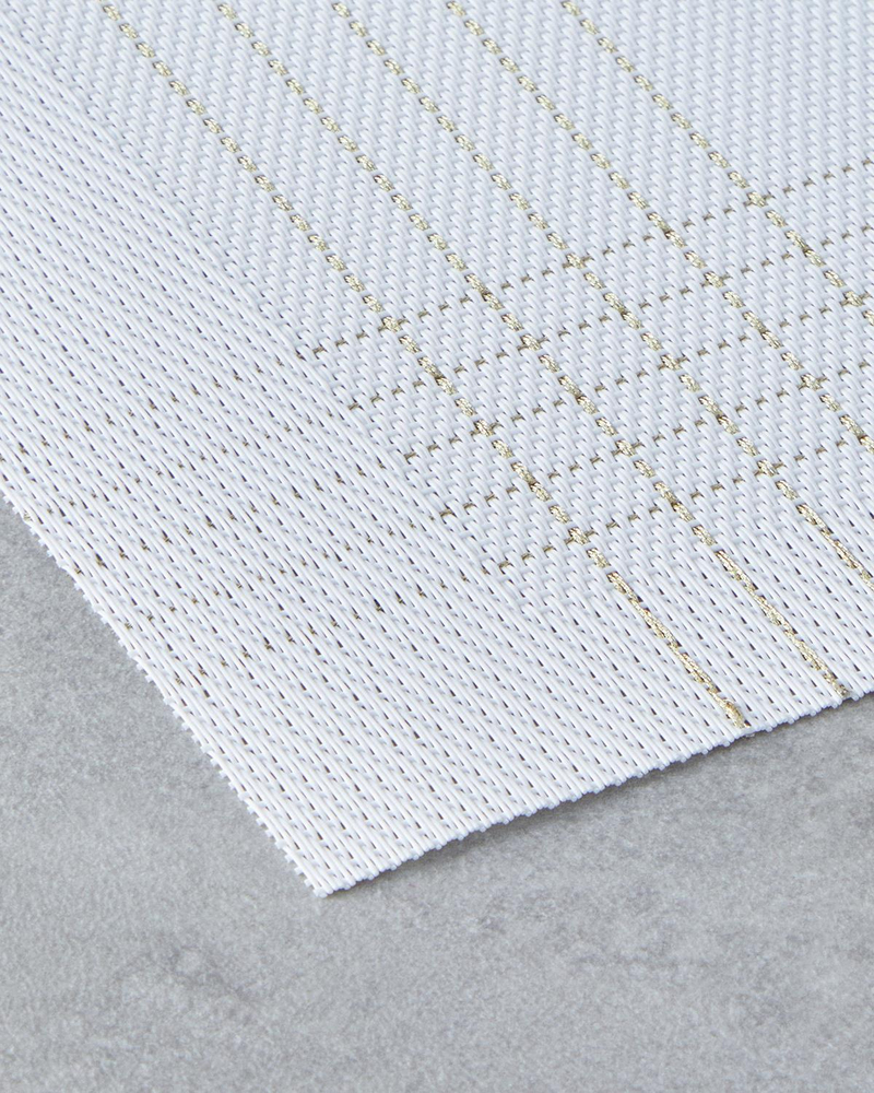 Lea Pvc 4'lü Amerikan Servis 30x45 cm Beyaz – Gold