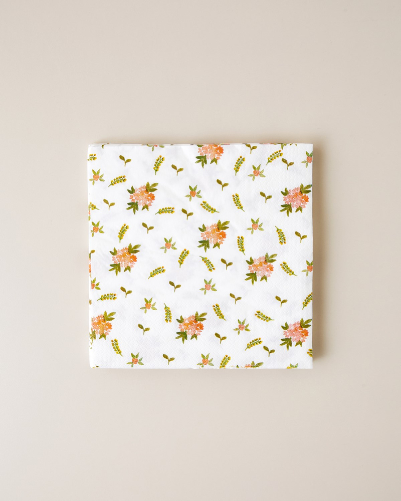 Leaf & Bloom Kağıt 20'li Kağıt Peçete 33x33 cm Pembe