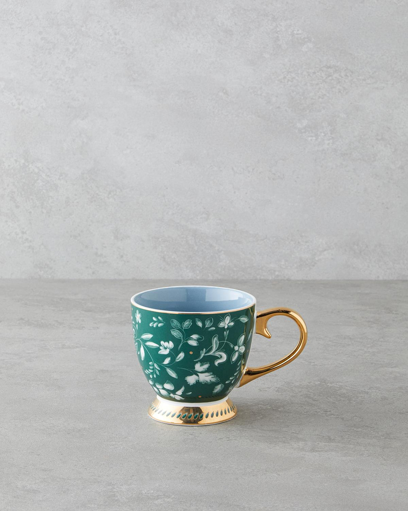 Leafscape New Bone China Kupa 460 ml Yeşil