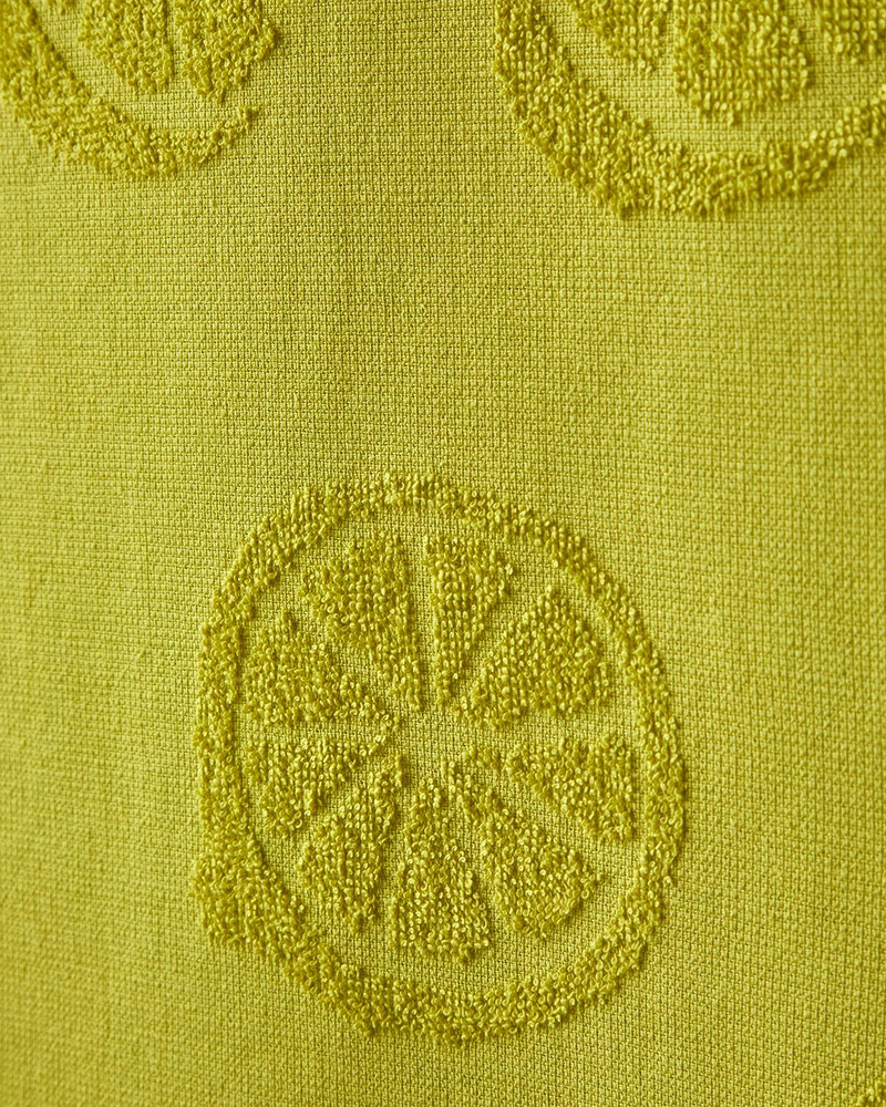 Lemon Garden Pamuklu Plaj Havlusu 70x140 cm Açık Yeşil