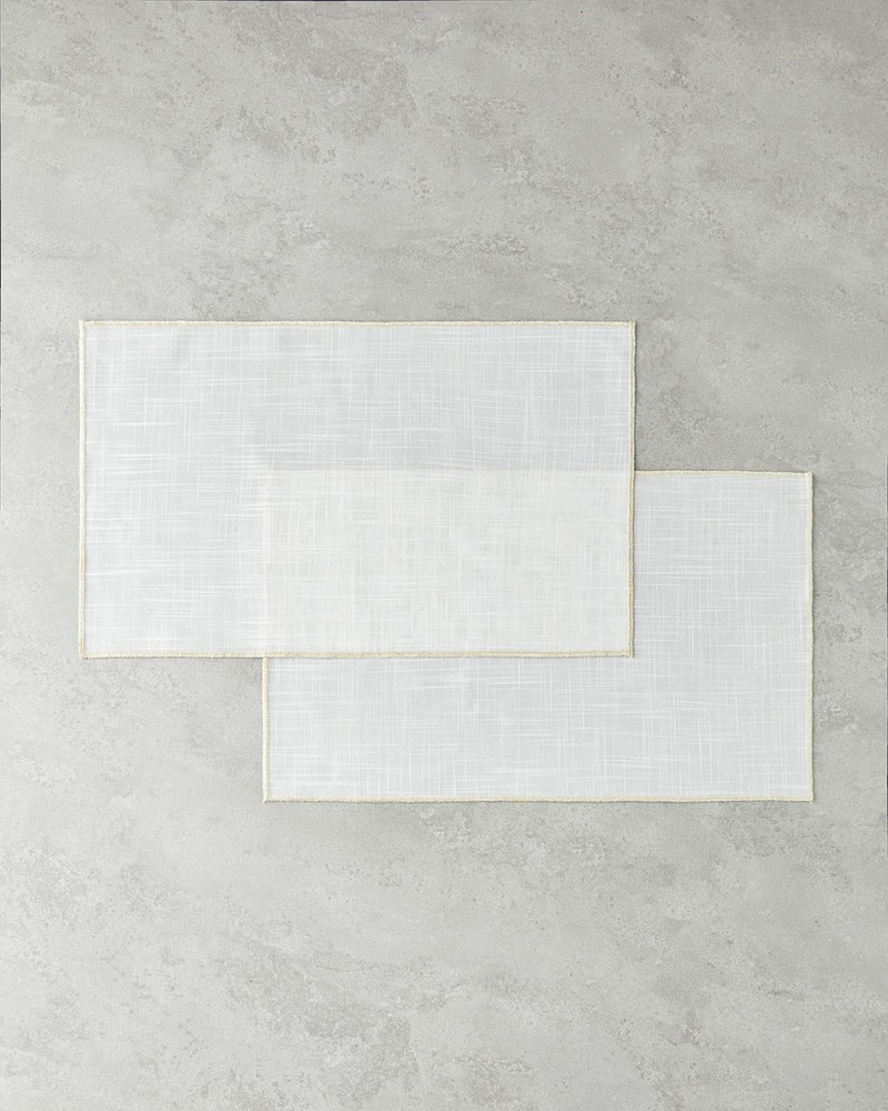 Lenore Polyester 2'li Amerikan Servis 35x50 cm Gold