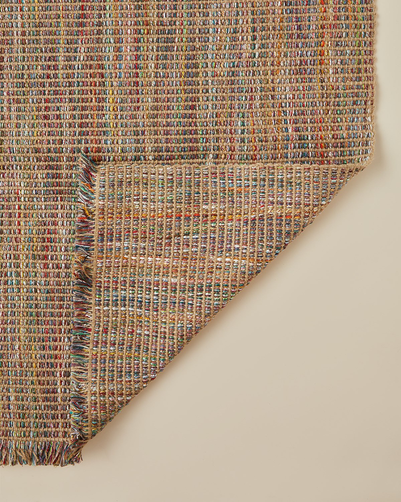 Leona Dekoratif Jüt Kilim 80x150 cm Multicolor