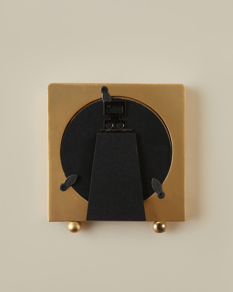 Levina Mdf Çerçeve 10x10 cm Kahve – Gold