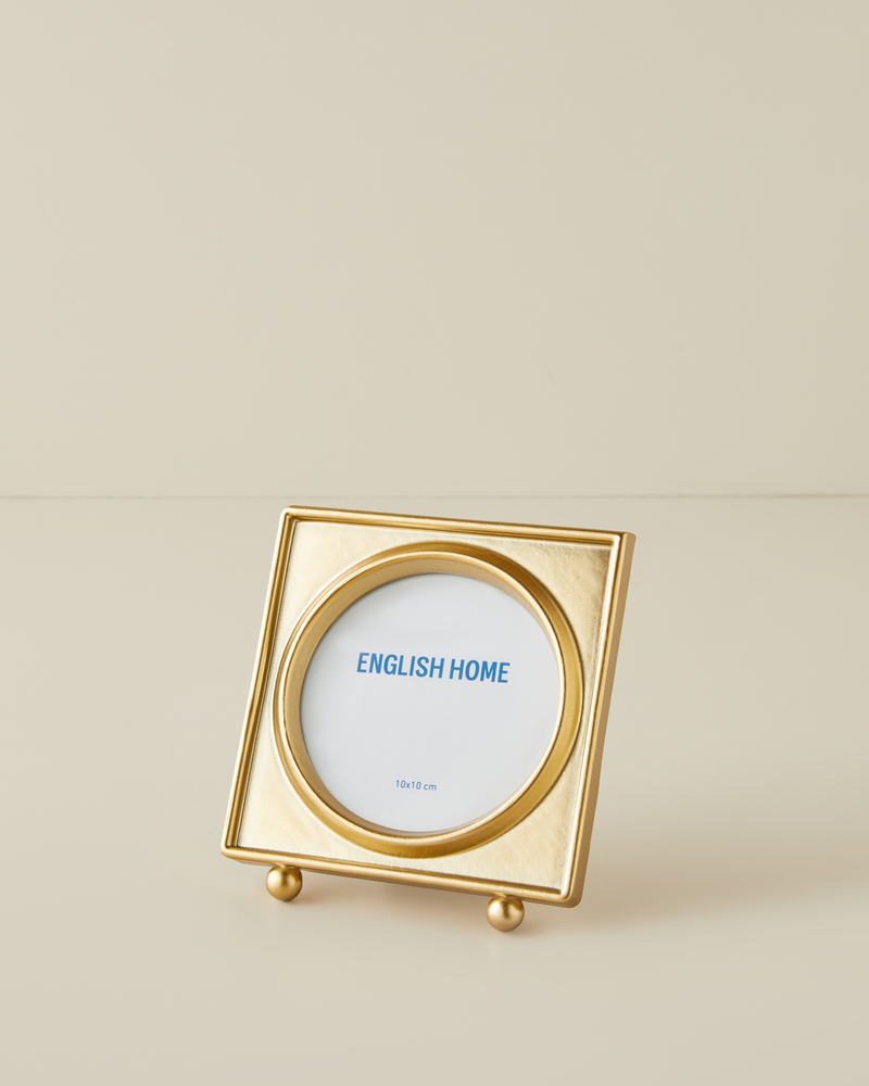 Levina Mdf Çerçeve 10x10 cm Kahve – Gold