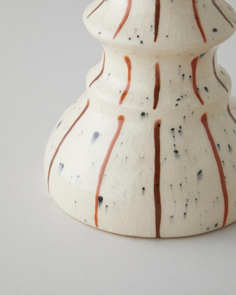 Lilie Şamdan 17,5 cm Krem