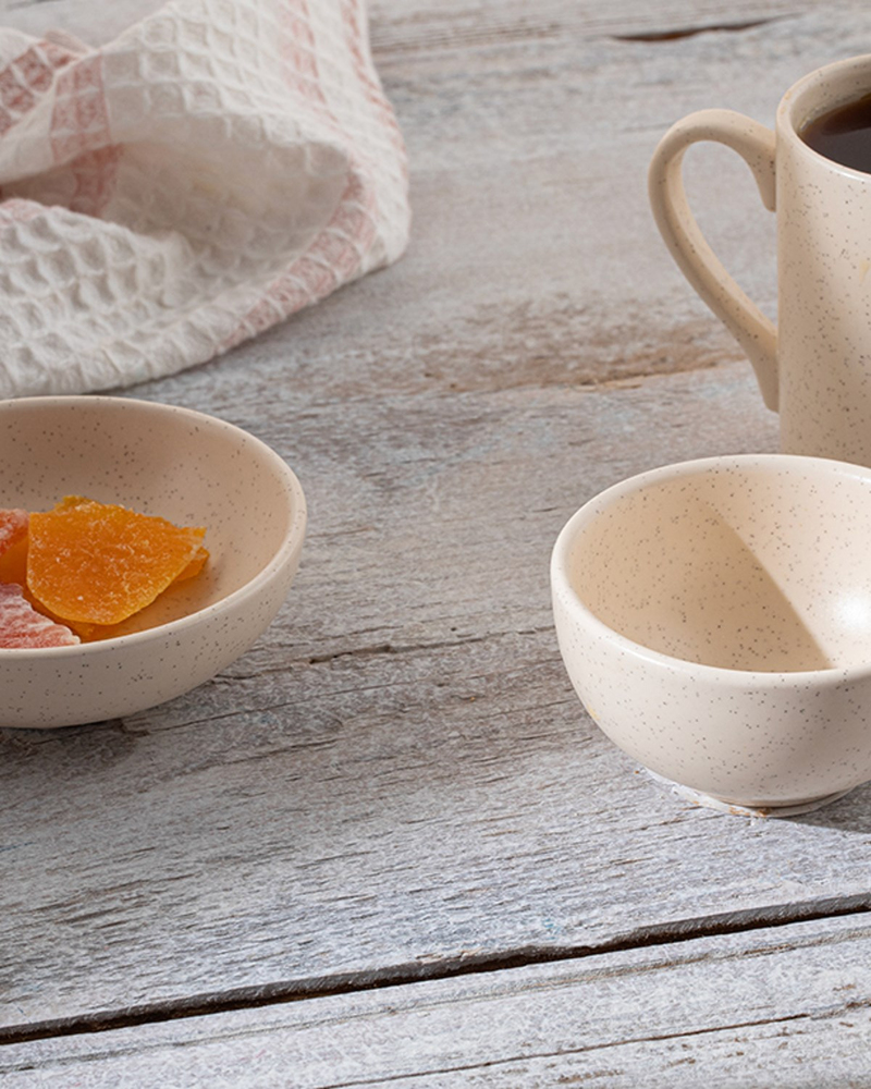 Lina Seramik Çerezlik 8 cm Krem