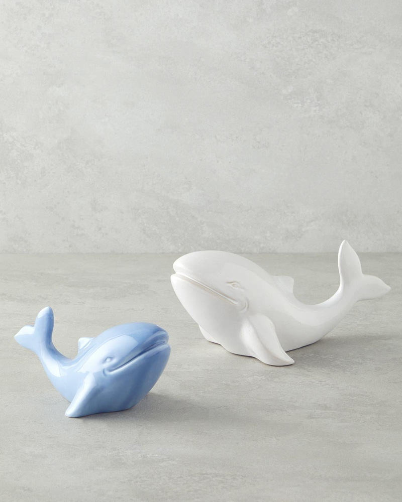 Little Whale Biblo 17,4x9,5x7,8 cm Mavi