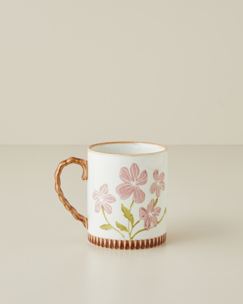 Livy Stoneware Kupa 470 ml Pembe