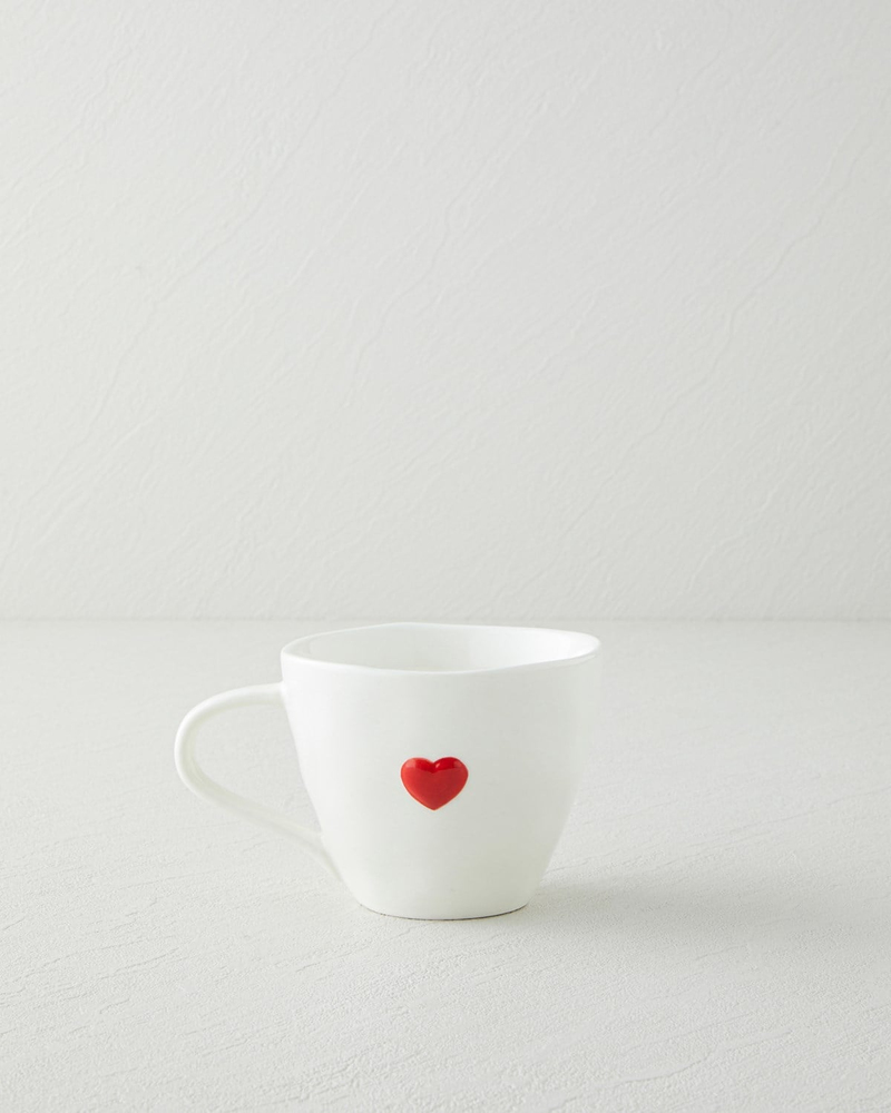 Lovelle Stoneware Kupa 320 ml Kırmızı