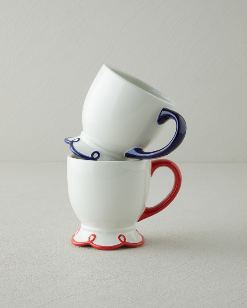 Lovely Loop Dolomite Kupa 320 ml Kırmızı