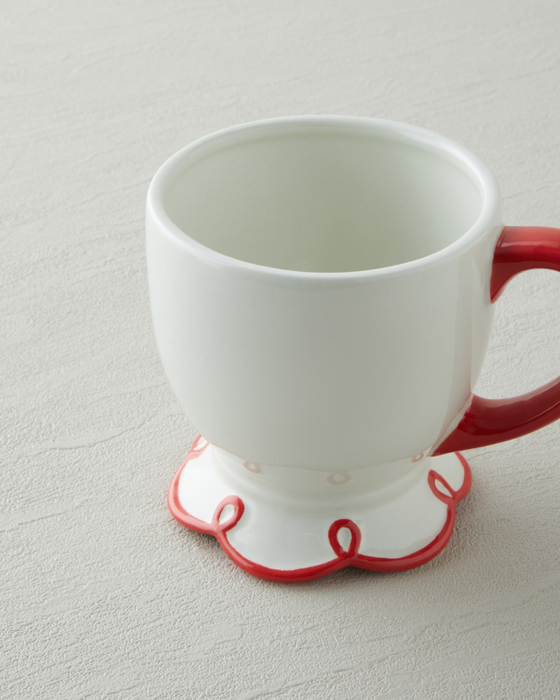 Lovely Loop Dolomite Kupa 320 ml Kırmızı