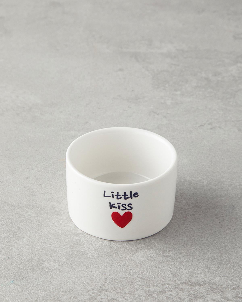 Lovely Stoneware 4'lü Çerezlik 6,5 cm Kırmızı