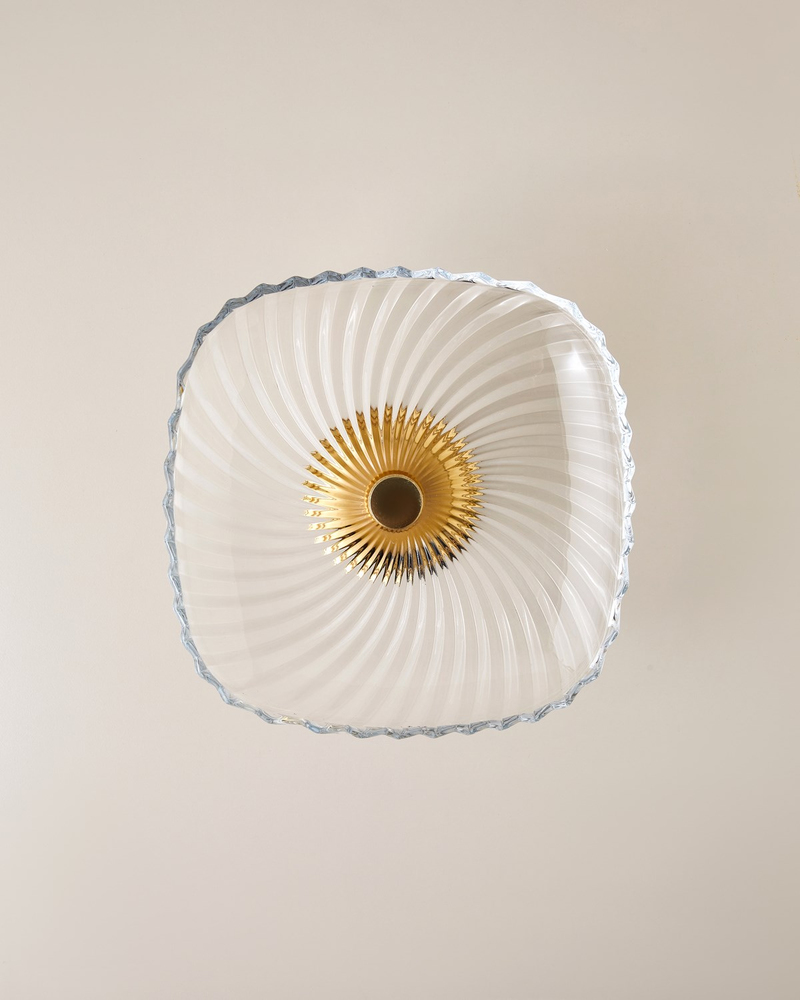 Lumin Cam Kek Standı 24,5x24,5 cm Gold