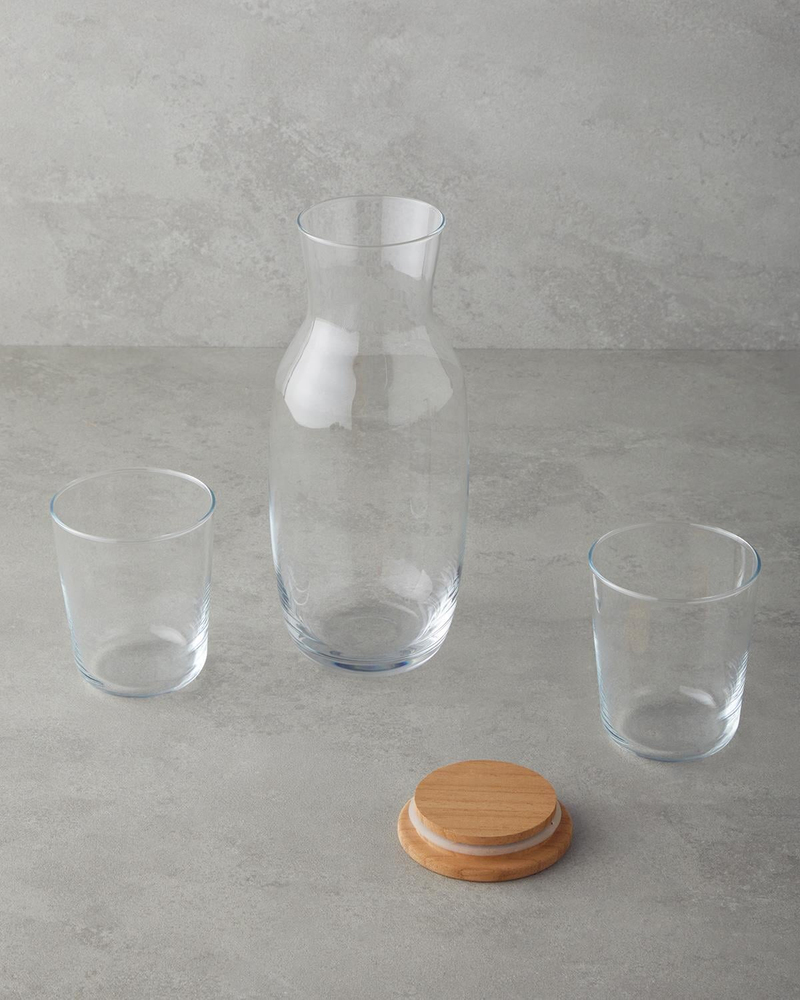 Luminous Cam 3 Parça Su Takımı 1000 ml + 315 ml Şeffaf