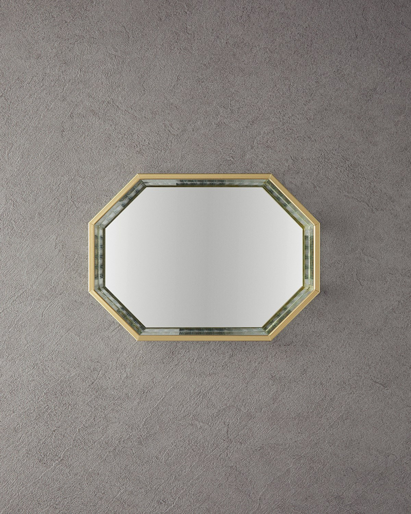 Luxury Cam Dekoratif Tepsi 25x18x4 cm Gold