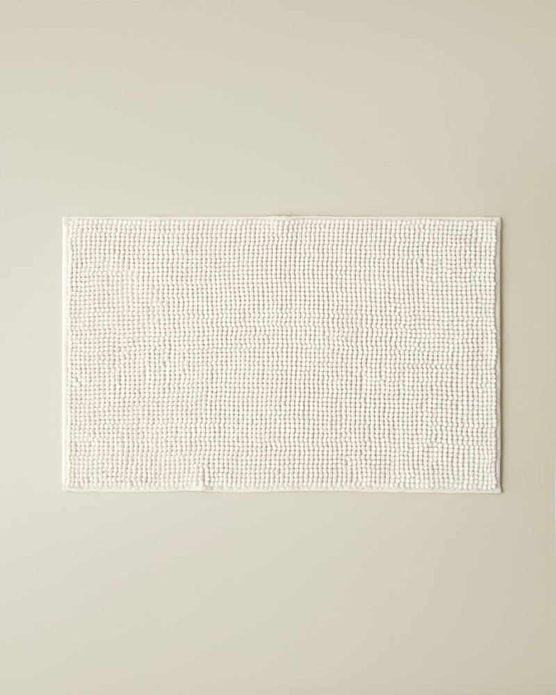 Macaroni Kaydırmaz Taban Banyo Paspası 50x80 cm Ekru