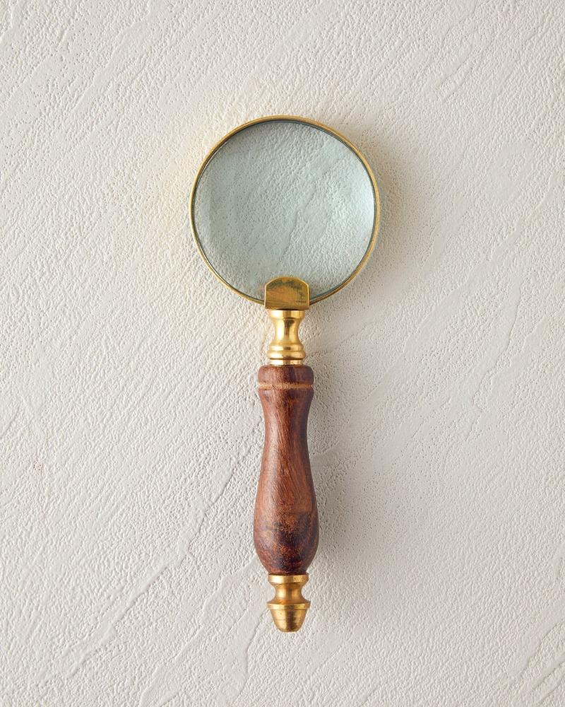 Magnifier Dekoratif Obje 16,5x11,5x5 cm Kahve