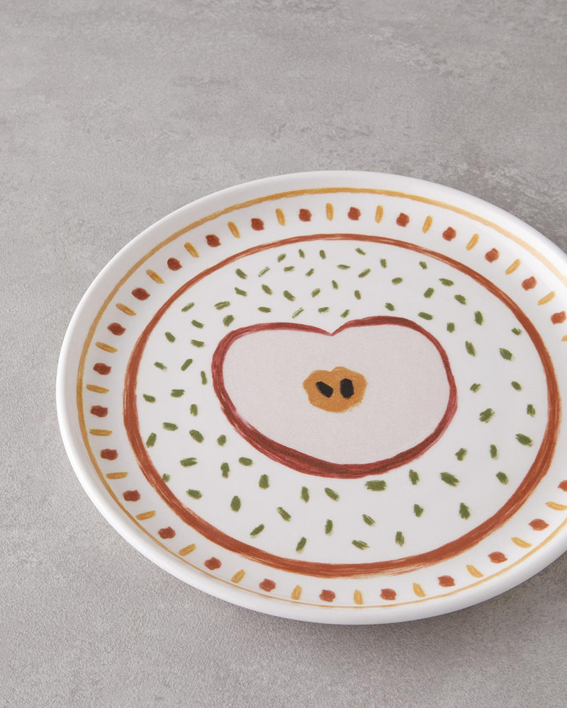 Malic Seramik Pasta Tabağı 20 cm Renkli