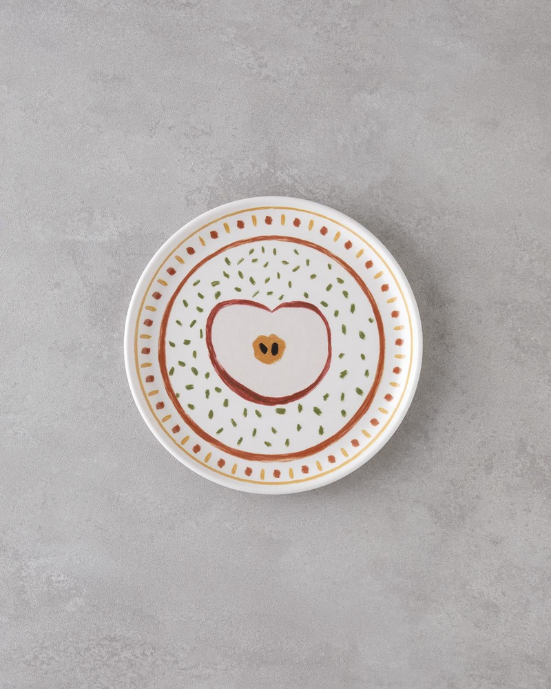 Malic Seramik Pasta Tabağı 20 cm Renkli