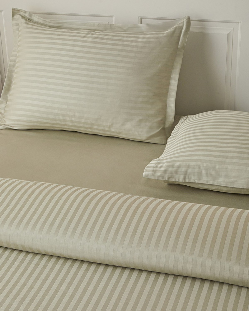 Maren Line Çift Kişilik Nevresim Takımı 200x220 cm Yeşil