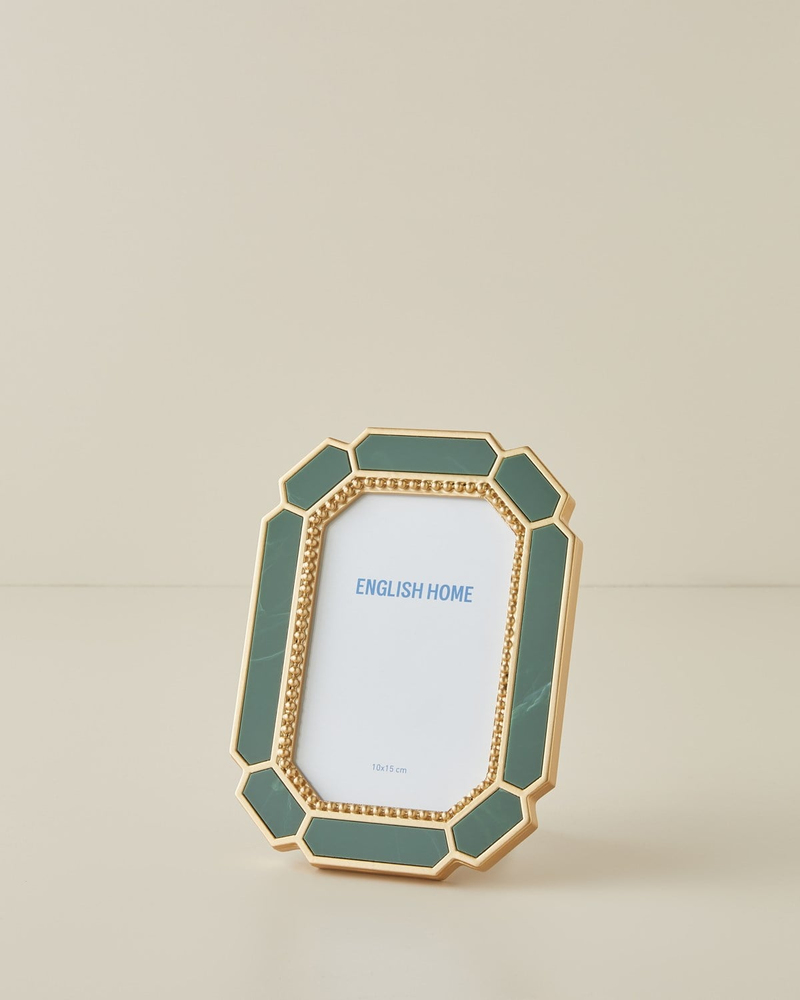 Maria Mdf Çerçeve 10x15 cm Yeşil-Gold