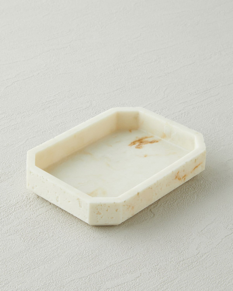 Mariee Polyresin 3'lü Banyo Seti Naturel