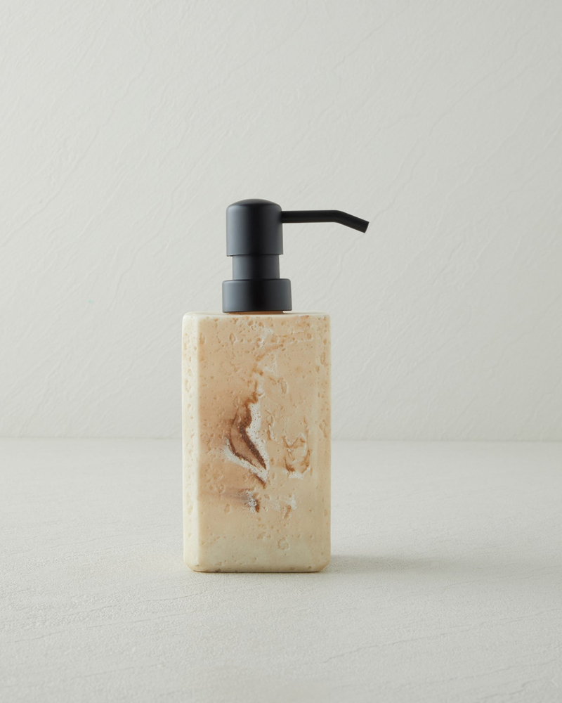 Mariee Polyresin 3'lü Banyo Seti Naturel