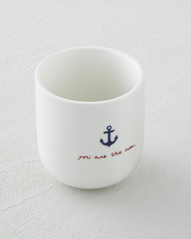 Mariner Sun Stoneware 6 Parça 3 Kişilik Fincan 150 ml Mavi-Kırmızı
