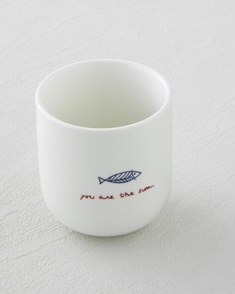 Mariner Sun Stoneware 6 Parça 3 Kişilik Fincan 150 ml Mavi-Kırmızı