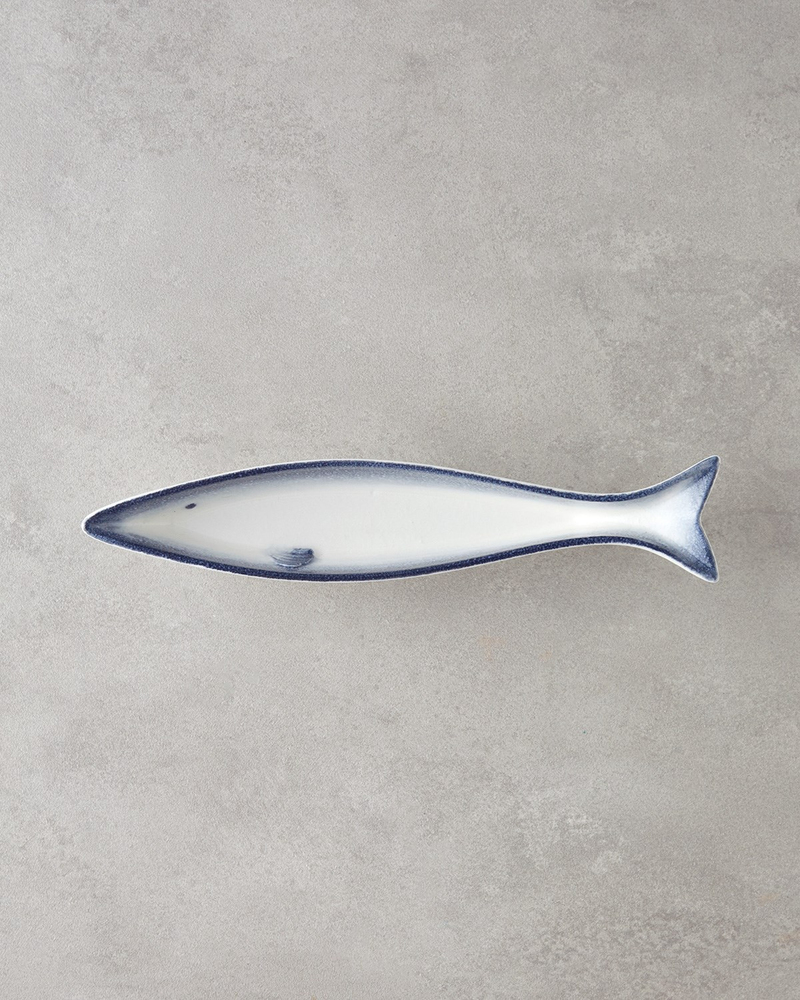 Marinova Porselen Çerezlik 27 cm Mavi-Beyaz
