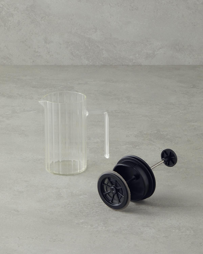 Marvin Borosilikat French Press 400 ml Siyah