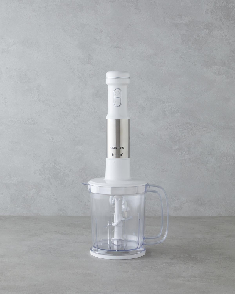 MBS 3010 4 Bıçaklı Mini Blender Seti 1500W Beyaz-Krom