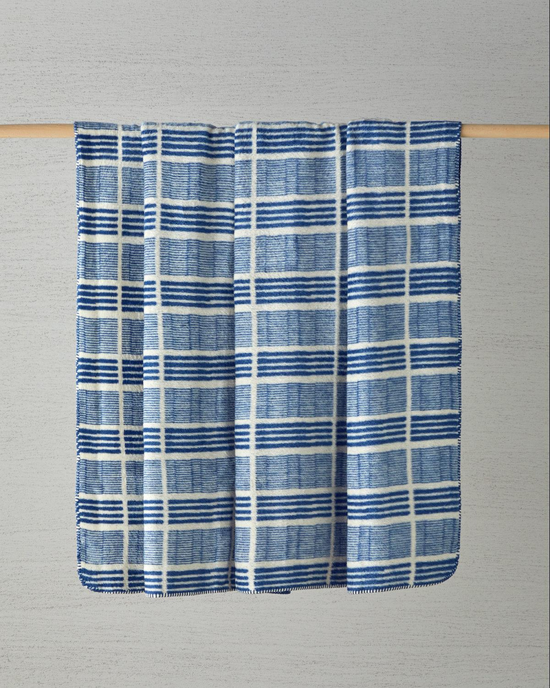 Menor Raya Akrilik Çift Kişilik Battaniye 200x220 cm Indigo-Mavi