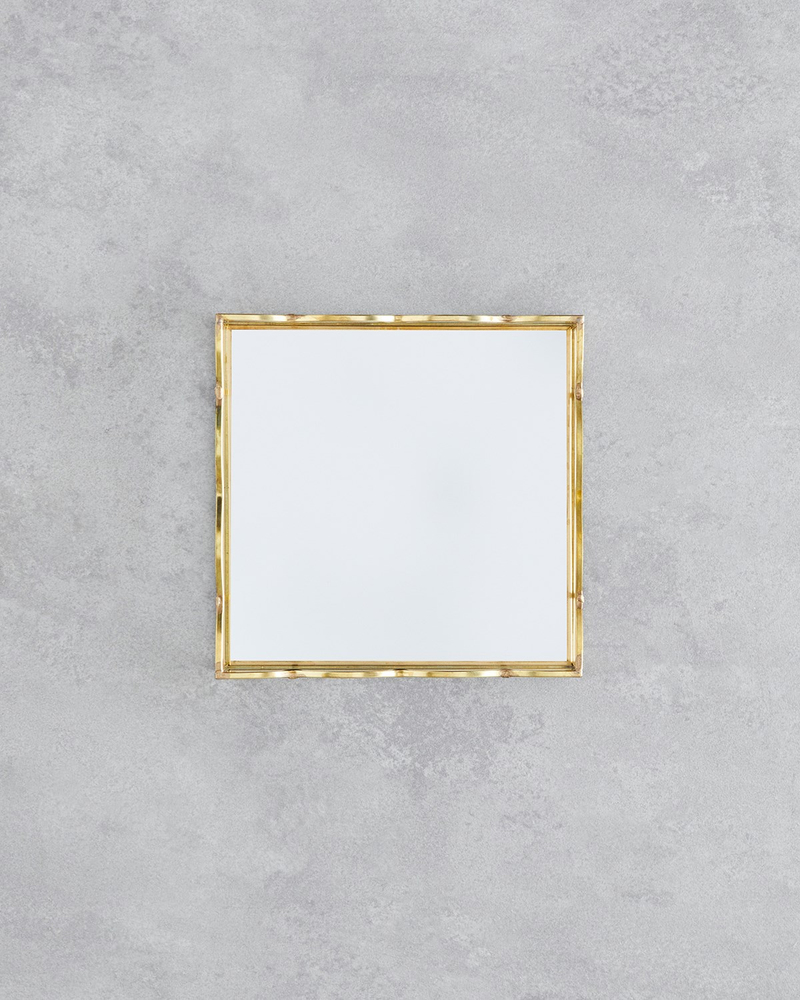 Mensa Cam Dekoratif Tepsi 18x18x3,5cm Gold