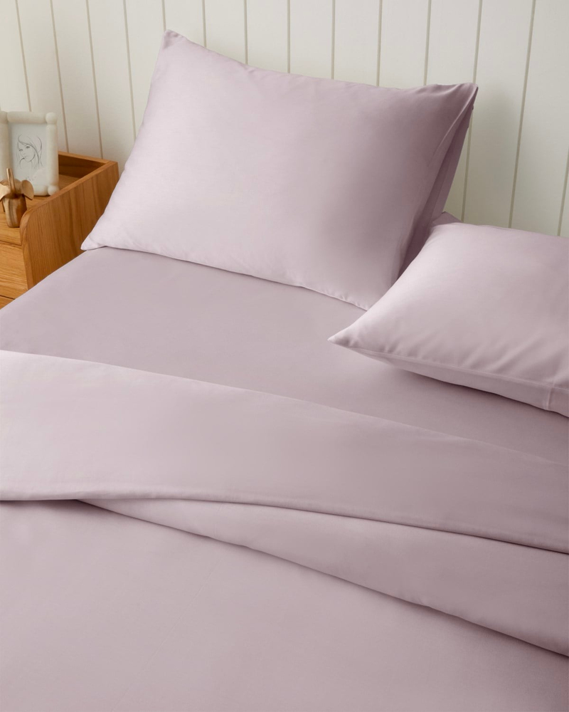 Micell Lyocell Saten King Size Nevresim Takımı 240x220 cm Lila