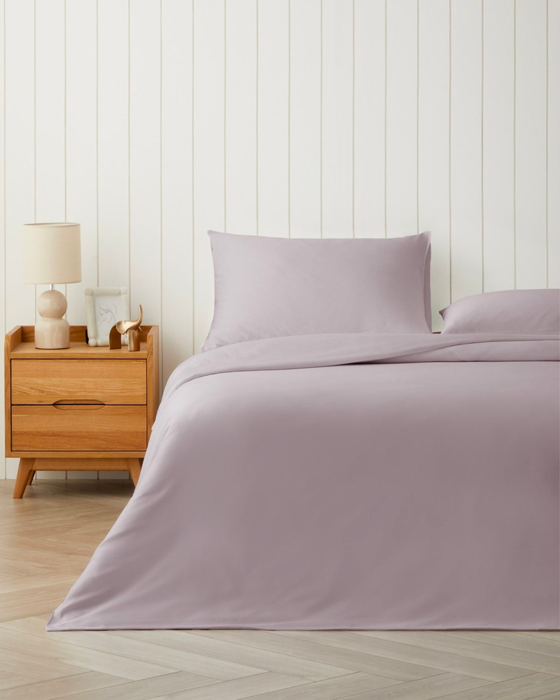 Micell Lyocell Saten King Size Nevresim Takımı 240x220 cm Lila