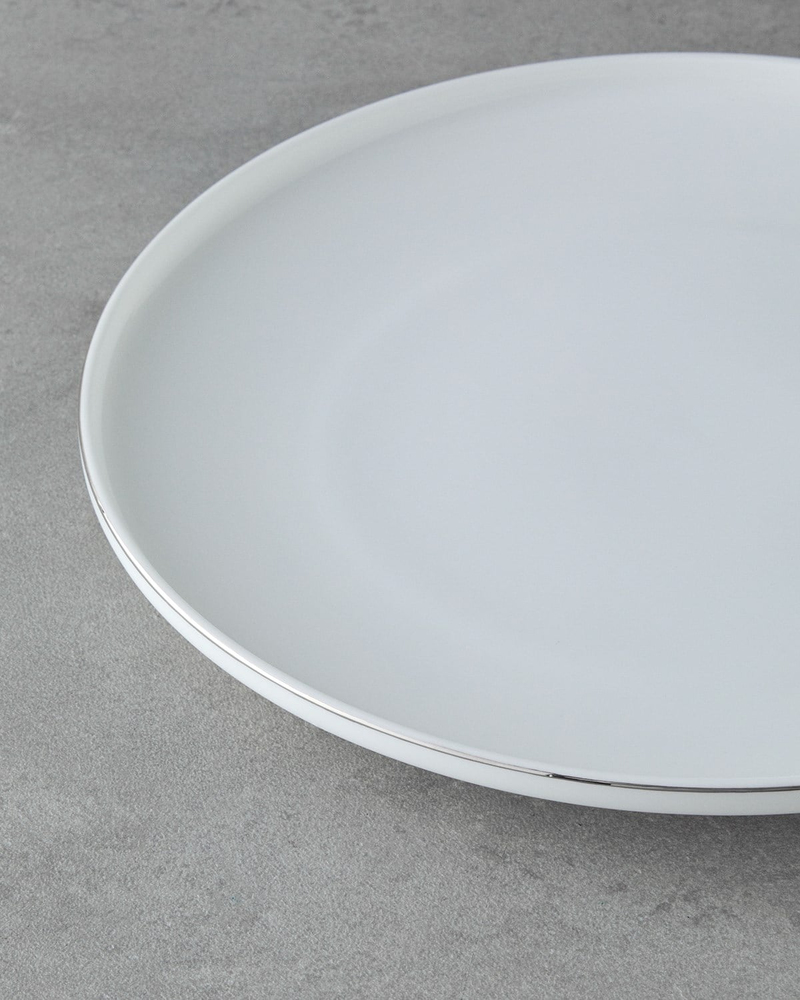 Milano Bone Porselen Yemek Takımı Silver