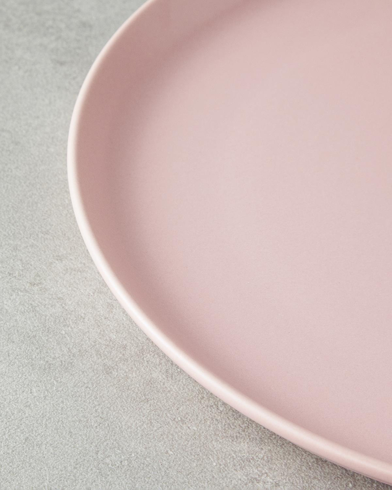 Mile Seramik Servis Tabağı 28 cm Pembe