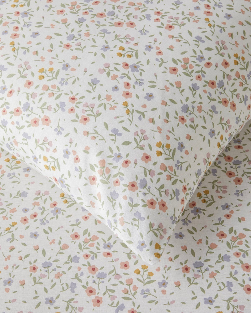 Mira Fleur Çift Kişilik Nevresim Takımı 200x220 cm Pembe - Lila