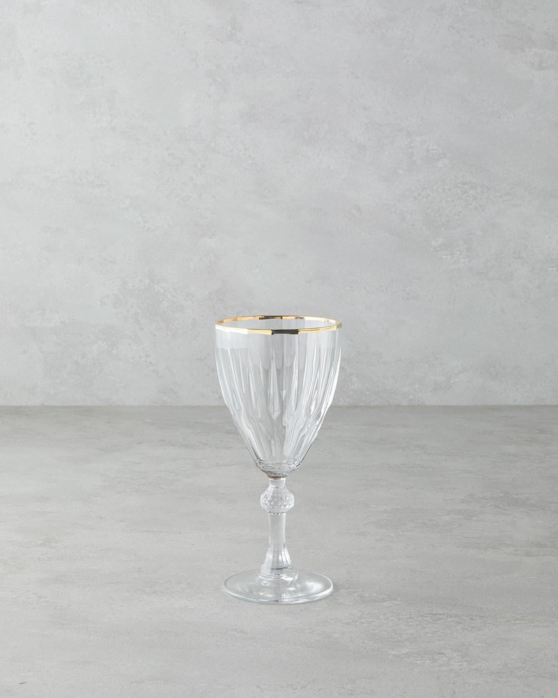 Mirage Cam 3'lü Kadeh 240 ml Şeffaf-Gold