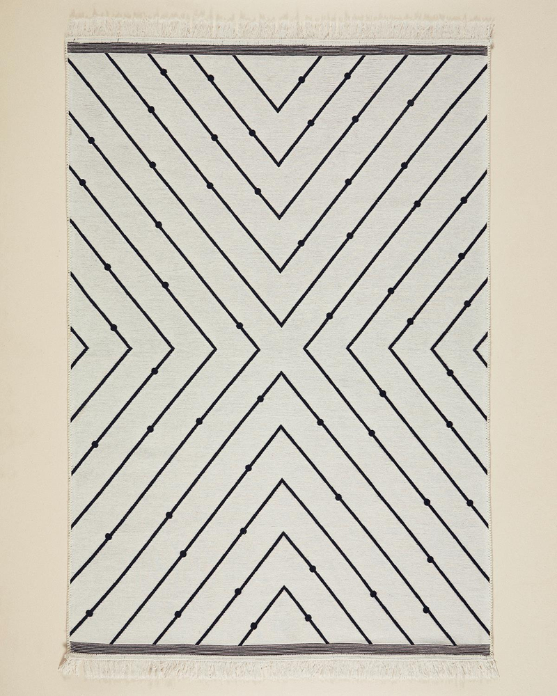 Mirage Dokuma Kilim Siyah